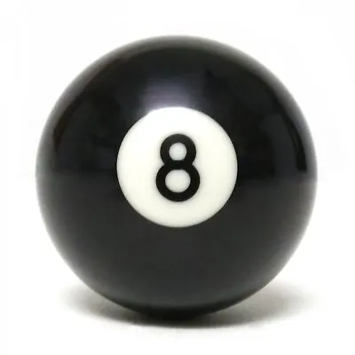 8 Eight POOL BILLIARD BALL Custom GEAR SHIFTER SHIFT KNOB Car Lever Black  • $32.45