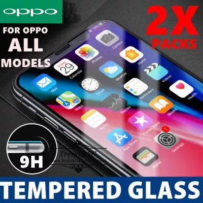 2X Tempered Glass Screen Protector Guard For OPPO AX5 A57 A73 R9s R11s Plus  • $5.99