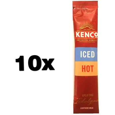 KENCO ICED HOT SALTED CARAMEL VANILLA LATTE 1 To 72 Sachets Instant Coffee Cheap • £6.47