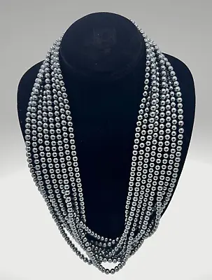 Tiffany & Co. Rare Vintage 1983 Bead Multistrand 9.25 Necklace - Good Condition • $1199