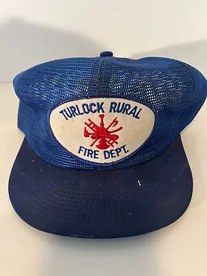 Blue Mesh Trucker Hat - Turlock Rural Fire Department - K Products • $9.99