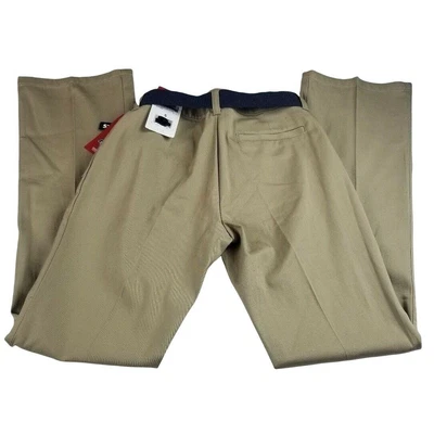 £11.10 • Buy Dickies Pants Girls Size 5 Classic Fit Boot Cut Belt Khakis Chinos Stretch