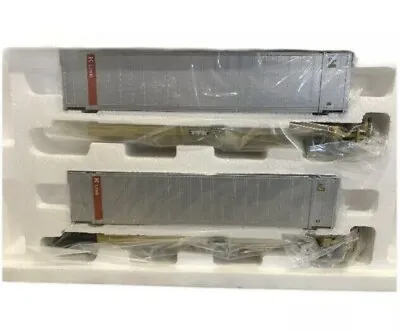 Mth Premier Ttx 2 Car Spine Set W/ K-line Intermodal Containers 20-95068 O Scale • $149.99