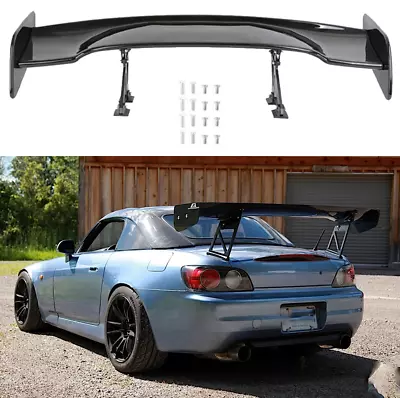 Matte Black Rear Trunk Spoiler Wing Adjustable GT For 00-09 Honda S2000 AP1 AP2 • $145.11