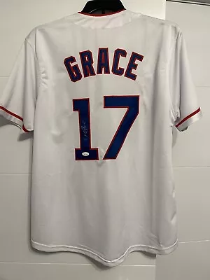 Mark Grace Signed Auto Chicago Cubs White Jersey Jsa Autographed • $109