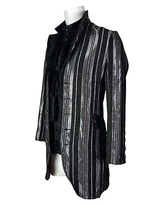 Shrine Gothic Vampire Dinner Victorian Silver Pirat Coat Jacket Steampunk  • $299.99