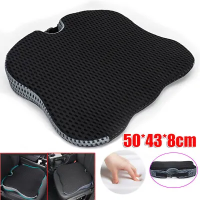 Memory Foam Car Seat Cushion For Driving Wedge Driver Booster Office Chair Pad • £17.90