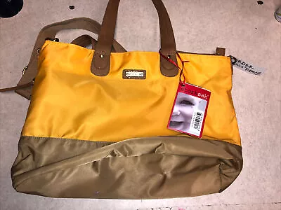 Brand NEW Storksak Tote Bag Yellow Baby Nappy Diaper Bag • $44