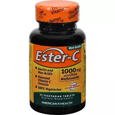 Ester-c With Citrus Bioflavonoids 45 Vegitabs By American Health • $10.14