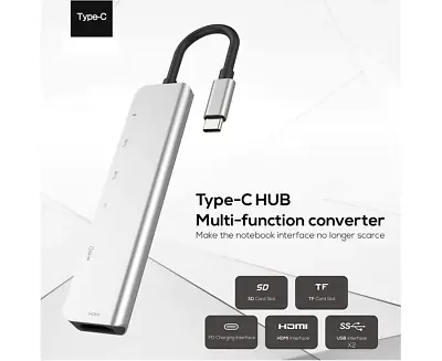 $20.99 • Buy USB C Hub Adapter Dongle For Macbook Air, Macbook Pro With 4K 60Hz HDMI, 87W Pow