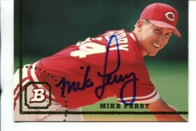 MIKE FERRY Mlb CINCINATTI REDS Signed AUTOGRAPH 5922 • $3.89