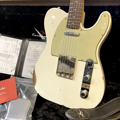 Fender Custom Shop LTD 1960 TELECASTER RELIC AGED OLYMPIC WHITE • $12025.35