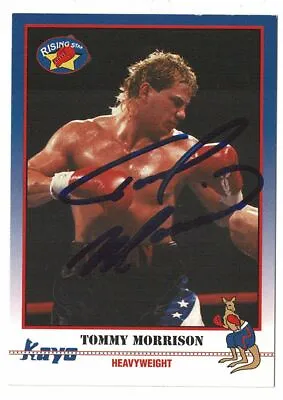 Tommy Morrison Signed Autographed Card! Authentic! 11887 • $79.99