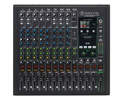 Mackie ONYX12 12-Channel Analog Mixer W/ Multi-Track USB PROAUDIOSTAR • $479.99