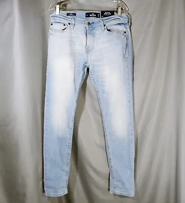 NWT Hollister Skinny Epic Flex Light Wash Denim Jeans Men’s 30x32 • $19.95