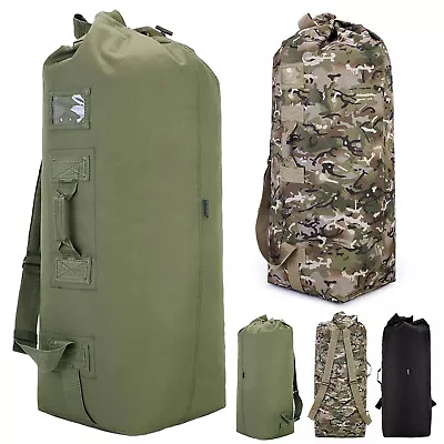 Duffle Kit Bag Military US Army Style Tactical Tool Holdall Rucksack Backpack • £23.90