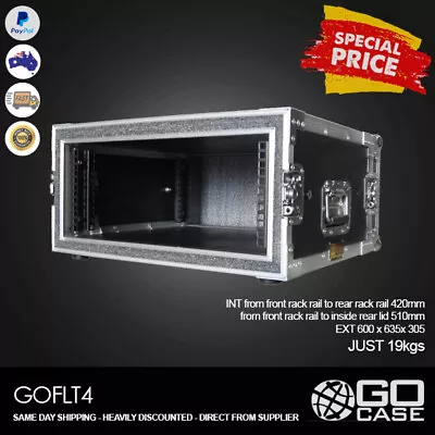 GOFLT4 ATA Road Case 4RU 4u Rack Floatation Rack Flight Case • $371