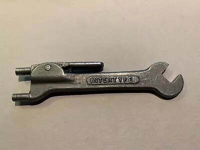 Vintage INTERTYPE Spring-lever Wrench  • $12