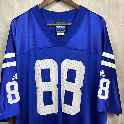 MARVIN HARRISON 88 Indianapolis Colts Blue 100% Nylon Football Jersey 2XL Adidas • $10