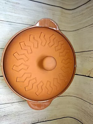 Vintage Terra Cotta Tortilla Warmer Hold 8  Tortilla  • $45