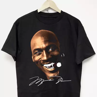 MICHAEL JORDAN T-SHIRT Vtg Rap Tee Kanye Vlone 90's Rodman Wu Tang Travis Scott • $24.65