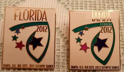 2012 Tampa Florida Olympic Bid Pin London • $4