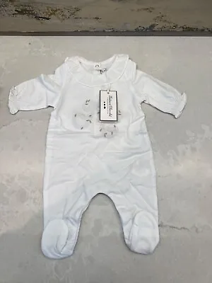 Tartine Et Chocolat Baby Girls Embroidered Sleep Suit - 1 & 3 Months  - BNWT • £20.99