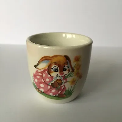 Fab Cute Vintage Retro Bunny Rabbit Ceramic Egg Cup Lovely Easter Gift - England • £5.99