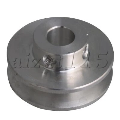 $7.39 • Buy 31x15x8MM Silver Aluminum Alloy Single Groove 8MM Fixed V-Belt Bore Pulley