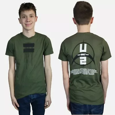 Green U2 360° US Tour 2009 Rock Band/Concert T-Shirt NWOT Small • $7.99