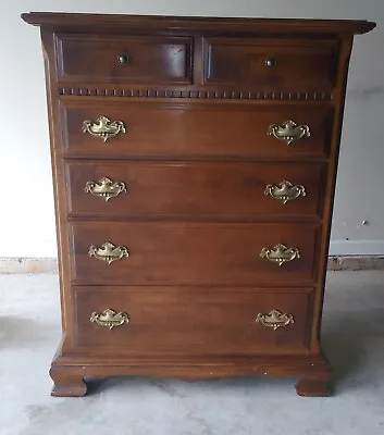Ethan Allen Vtg Classic Manor Maple 6 Drawer Chest 15-5204 Imperfect Sold As Is • $468