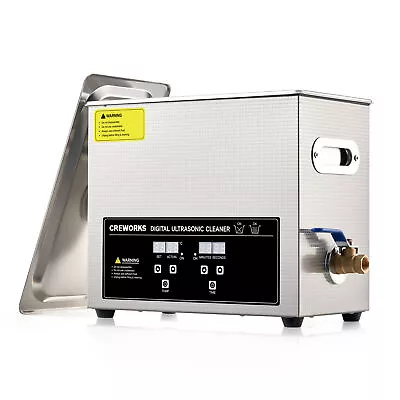 6L Ultrasonic Cleaning Machine W Heater Timer 180W Cleaner For Parts Tools &c • $139.99