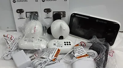 Motorola 5.0  PIP1610-2 HD Motorized Video Baby Monitor-2 Camera Pack • $115.99