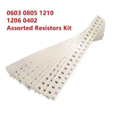 0603 0805 1210 1206 0402 SMD Assorted Resistors Kit ± 1% • $7.99