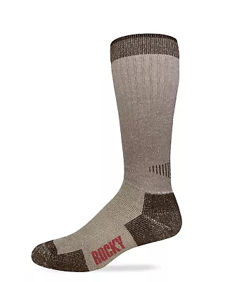 Rocky Mens 90% Merino Wool Heavyweight Tall Boot Socks 1 Pair Pack • $13.99