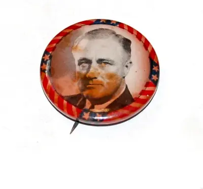 1932 FRANKLIN D. ROOSEVELT FDR PRESIDENT Campaign Pin Pinback Button Political • $8.95