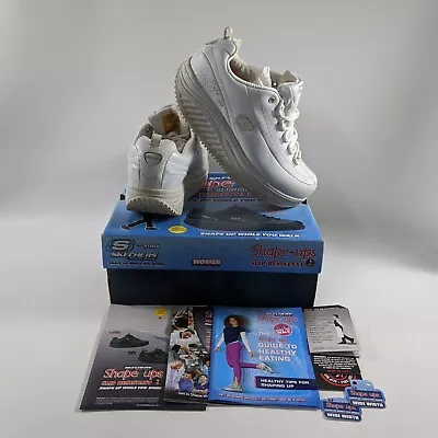Skechers Shape-Ups The Work Color White Womens Size 8.5 With DVD • $89.97