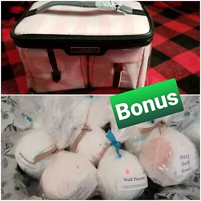 NWT - Victoria Secret Getaway Glam Bag + 🌟BONUS🌟 2x Bath Bombs 4.5oz • $38.99