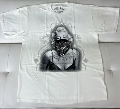 Marilyn Monroe Bandana Tee - Sizes XL - 187 INK White - Urban Graphic • $8.99