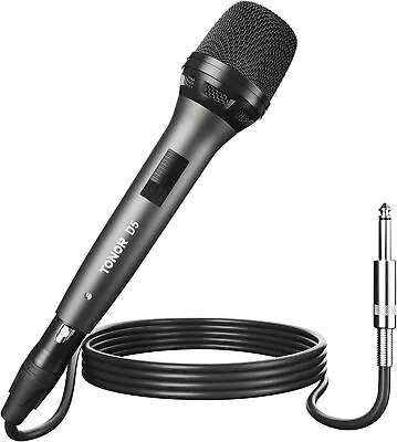 TONOR Professional Vocal Microphone Handheld Wired Mic With 5M XLR To 1/4  Cable • $34.99