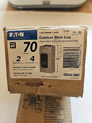 Eaton Corporation Br24L70Rp Main Lugs Load Center 70-Amp • $49.99