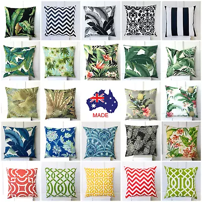 Australian Made Outdoor Top Quality Designers Sun Resistant Cushion Cover • $26