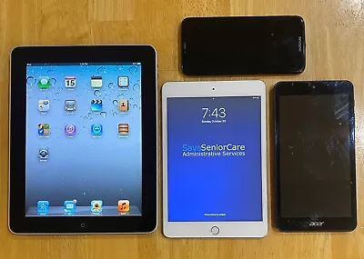 Ipad Acer Motorola Ipad Mini Tablet Lot • $150