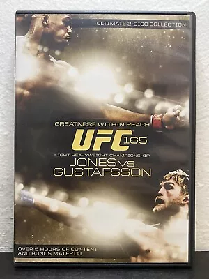 UFC 165: Jones Vs Gustafsson DVD W/ Insert (2-Disc Set MMA 2013) • $12.99