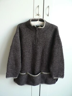 £70 • Buy Vintage PACHAMAMA  Jumper Large Brown Wool