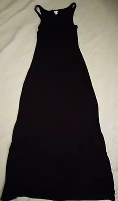 Women's Small Merona Black Long Sleeveless Dress • $17