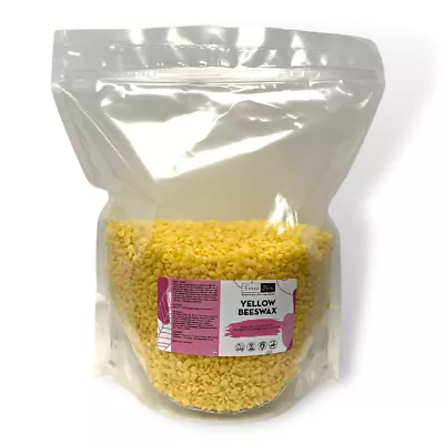 Yellow Beeswax Pellets - Cosmetic Grade Beeswax - Naturally Fragrant Beeswax • £4.09