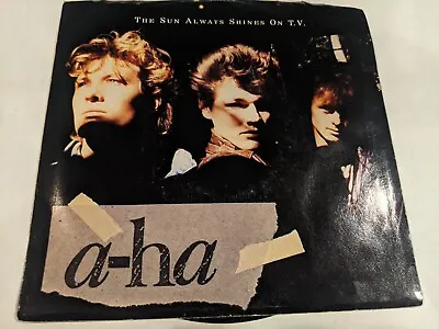 A-ha – The Sun Always Shines On T.V. 45 Rpm Record W/ Picture Sleeve  • $4.99