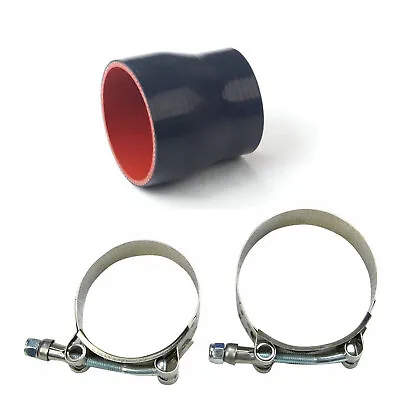 1.5'' To 2'' Straight Reducer Silicone Turbo Hose Coupler 38mm-51mm +2x T Clamps • $5.80