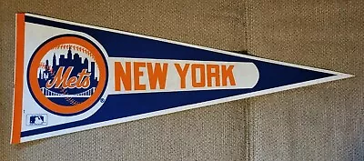 NY Mets Full Size Pennant 1980s • $14.99